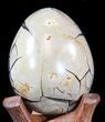 Septarian Dragon Egg Geode - Calcite & Barite #34718-1